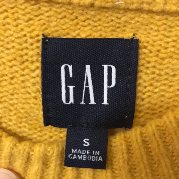 GAP goldenrod sweater - Picture 3 of 4